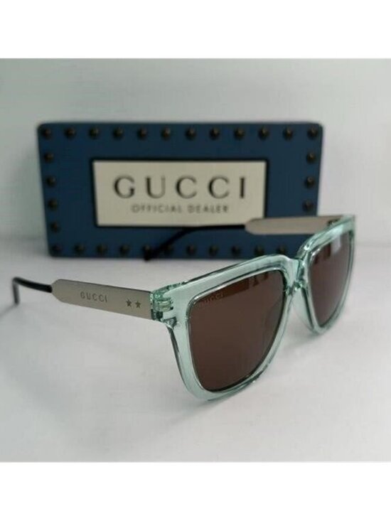 ?- New Authentic GUCCI Unisex Rectangular Sunglasses GG0976S-002-56 main image 5